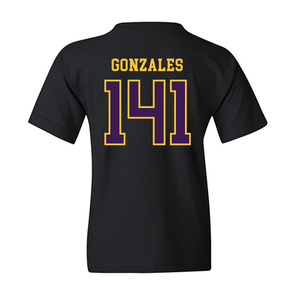 Montevallo - NCAA Wrestling : Manuel Gonzales - Youth T-Shirt-1