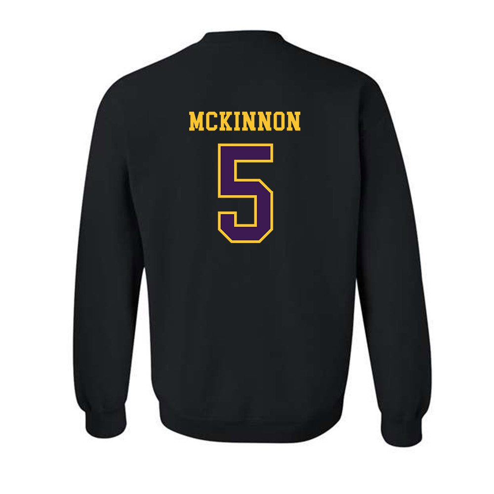 Montevallo - NCAA Men's Basketball : Devon Mckinnon - Crewneck Sweatshirt-1
