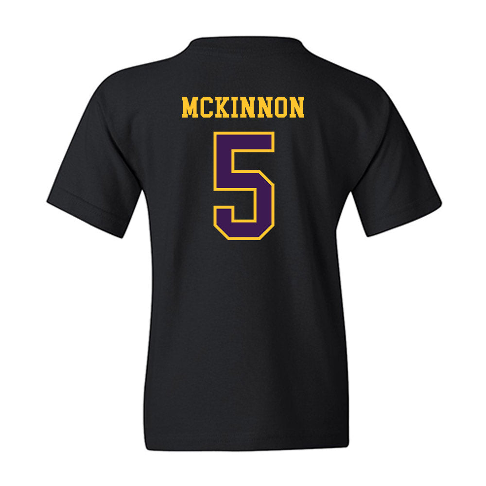 Montevallo - NCAA Men's Basketball : Devon Mckinnon - Youth T-Shirt-1
