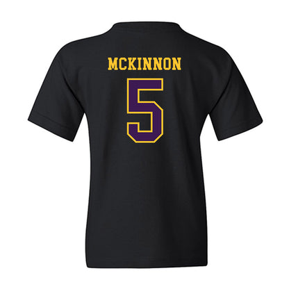 Montevallo - NCAA Men's Basketball : Devon Mckinnon - Youth T-Shirt-1