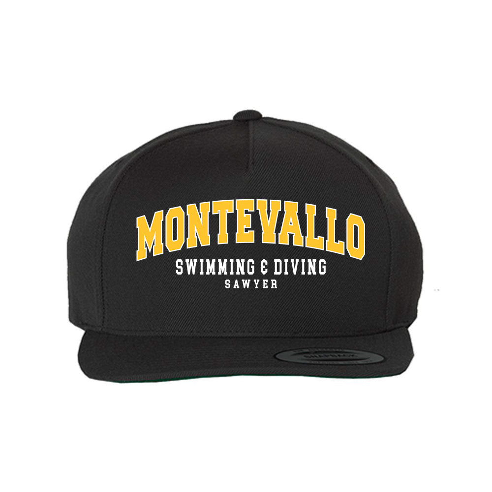 Montevallo - NCAA Women's Swimming & Diving : Addison Sawyer - Snapback Hat-0