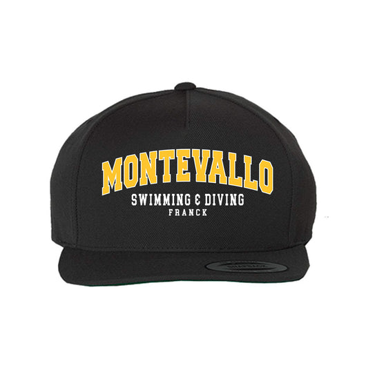 Montevallo - NCAA Men's Swimming & Diving : Jimmy Franck - Snapback Hat-0