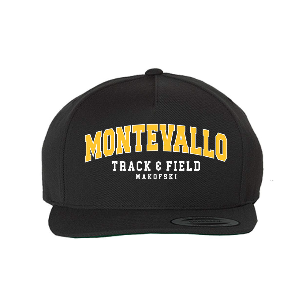 Montevallo - NCAA Men's Track & Field : Jacob Makofski - Snapback Hat-0