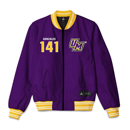 Montevallo - NCAA Wrestling : Manuel Gonzales - Bomber Jacket-0