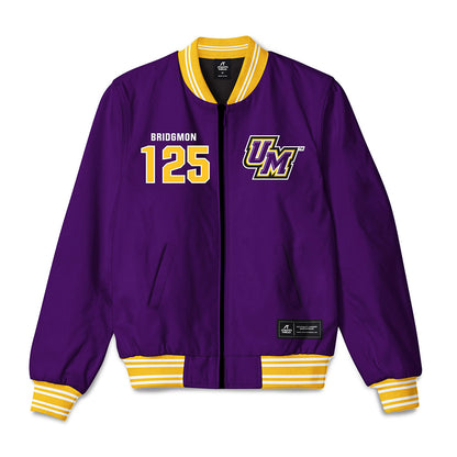 Montevallo - NCAA Wrestling : Barrett Bridgmon - Bomber Jacket-0