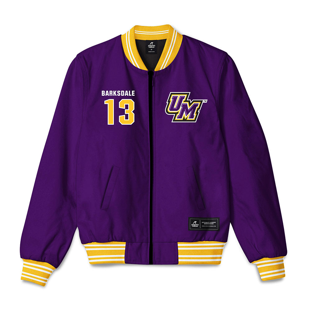 Montevallo - NCAA Men's Basketball : Adam Barksdale - Bomber Jacket-0
