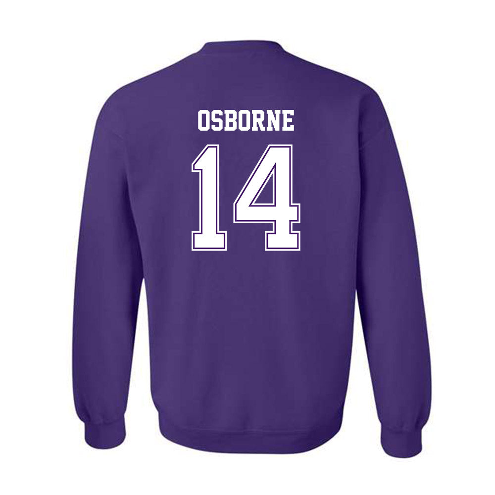 Truman - NCAA Baseball : Jacob Osborne - Classic Shersey Crewneck Sweatshirt-1