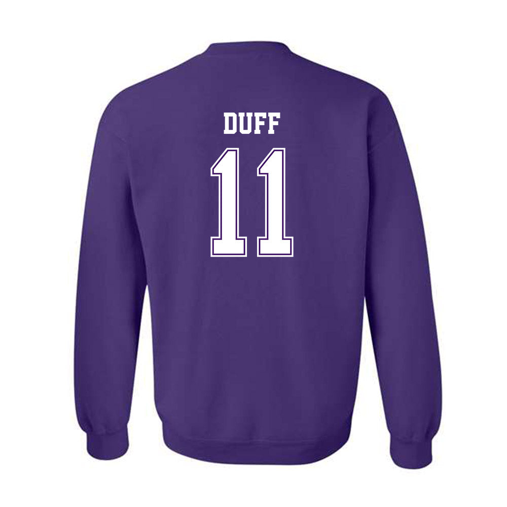 Truman - NCAA Men's Basketball : Justin Duff - Classic Shersey Crewneck Sweatshirt-1