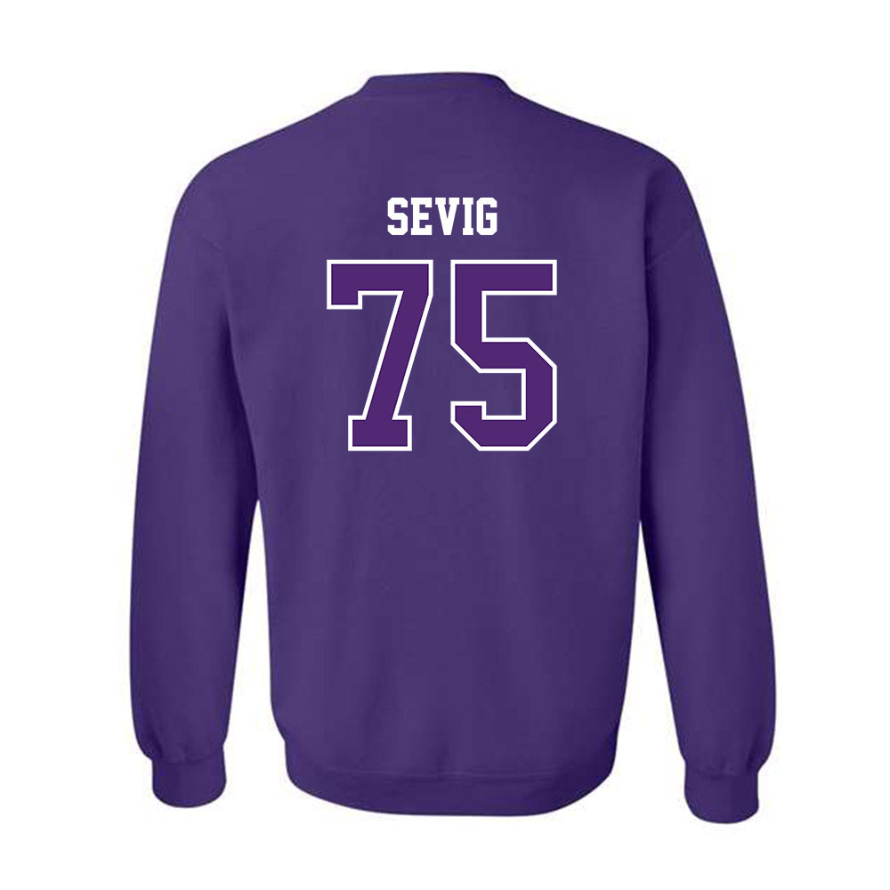 Truman - NCAA Football : Oliver Sevig - Classic Shersey Crewneck Sweatshirt-1