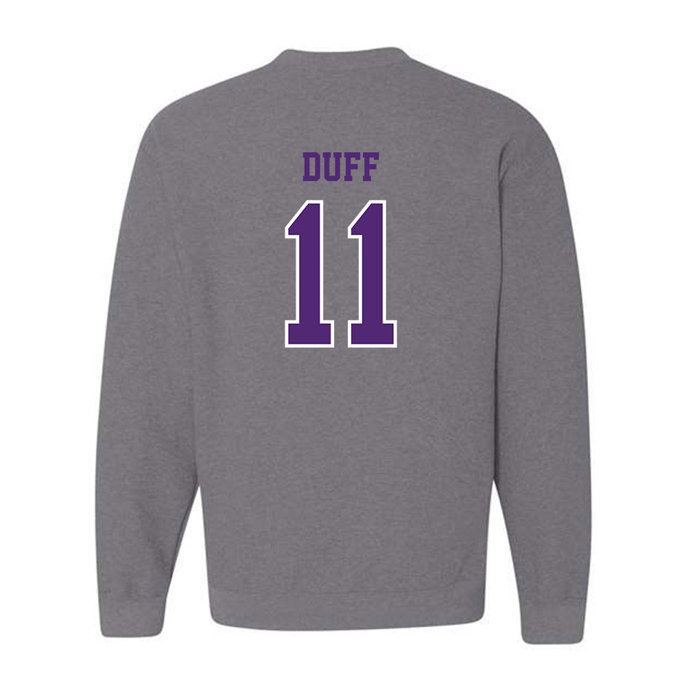 Truman - NCAA Men's Basketball : Justin Duff - Classic Shersey Crewneck Sweatshirt-1