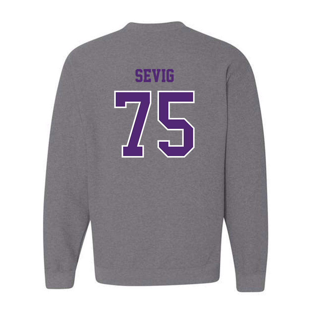 Truman - NCAA Football : Oliver Sevig - Classic Shersey Crewneck Sweatshirt-1