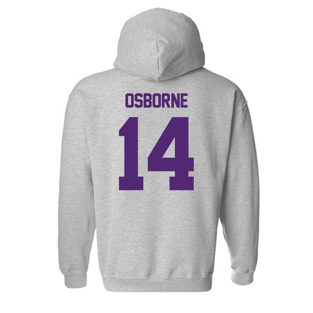 Truman - NCAA Baseball : Jacob Osborne - Classic Shersey Hooded Sweatshirt-1