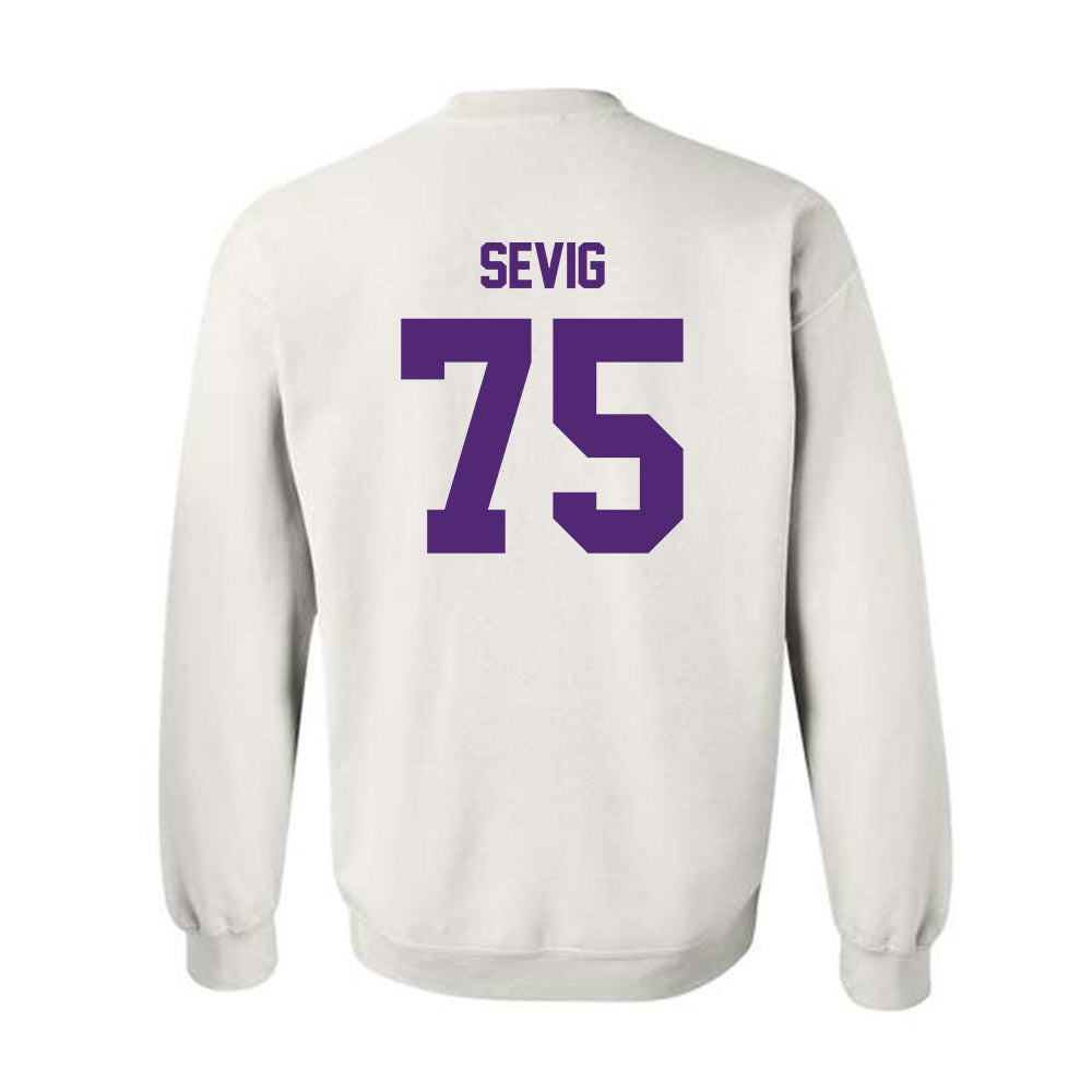 Truman - NCAA Football : Oliver Sevig - Classic Shersey Crewneck Sweatshirt-1