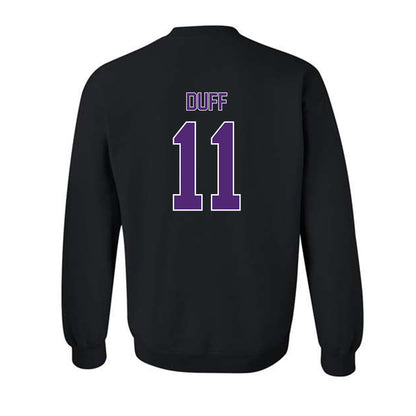 Truman - NCAA Men's Basketball : Justin Duff - Classic Shersey Crewneck Sweatshirt-1