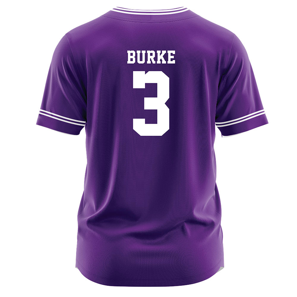 Truman - NCAA Baseball : Maxwell Burke - Purple Jersey-1