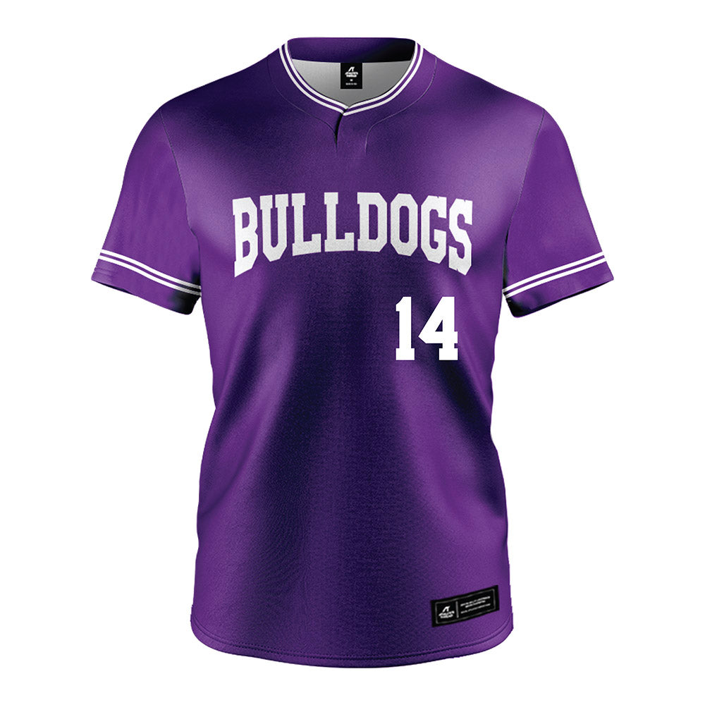 Truman - NCAA Baseball : Jacob Osborne - Purple Jersey-0