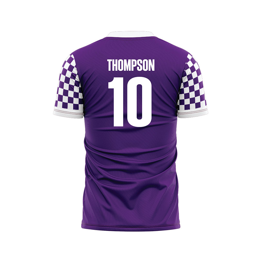 Truman - NCAA Men's Soccer : Drake Thompson - Purple Soccer Jersey-1