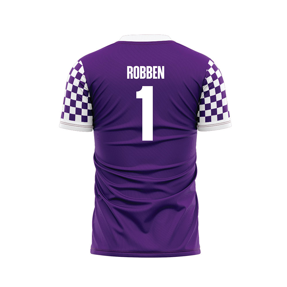 Truman - NCAA Men's Soccer : Owen Robben - Purple Soccer Jersey-1