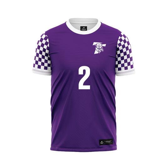 Truman - NCAA Men's Soccer : Tyler Bouckaert - Purple Soccer Jersey-0