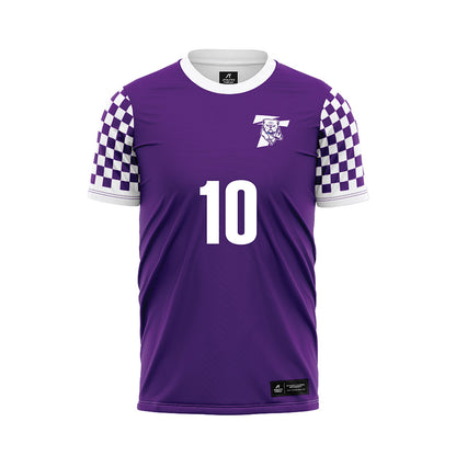 Truman - NCAA Men's Soccer : Drake Thompson - Purple Soccer Jersey-0