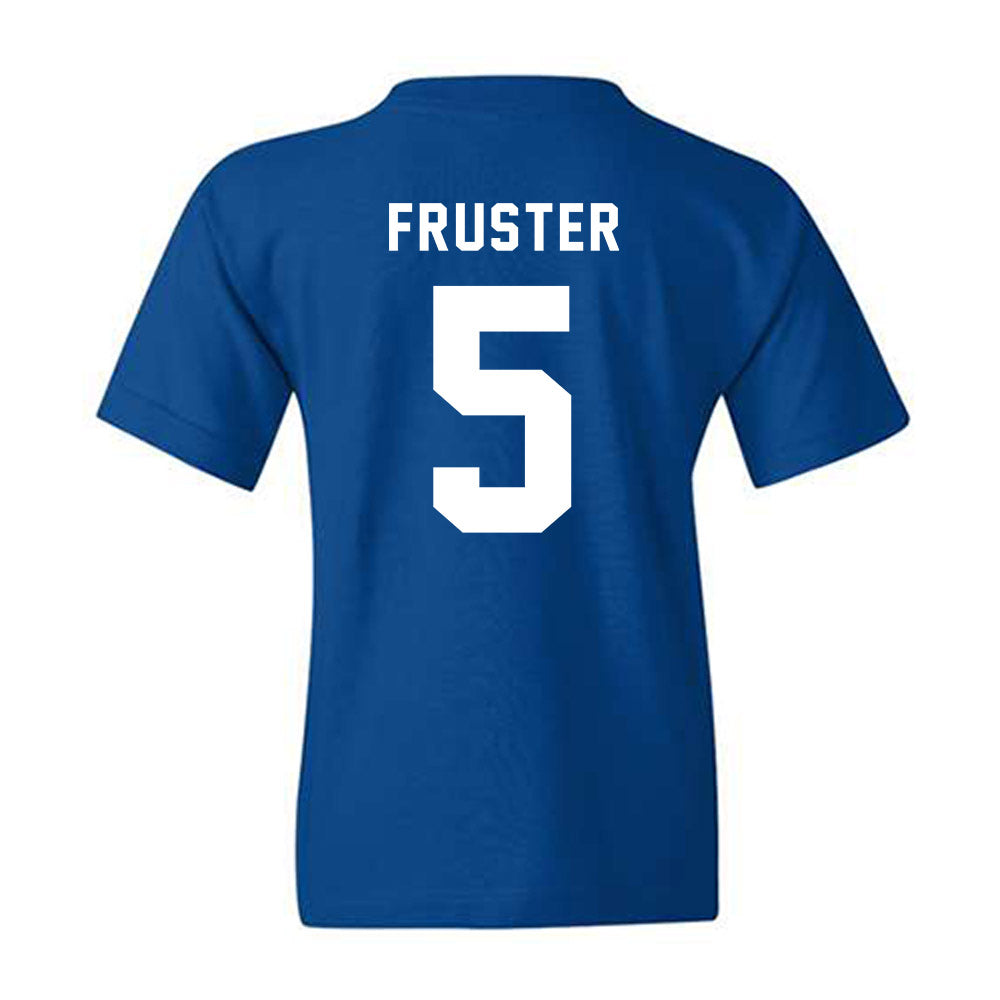 EIU - NCAA Men's Basketball : Zion Fruster - Youth T-Shirt-1