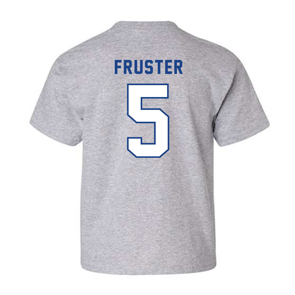 EIU - NCAA Men's Basketball : Zion Fruster - Youth T-Shirt-1