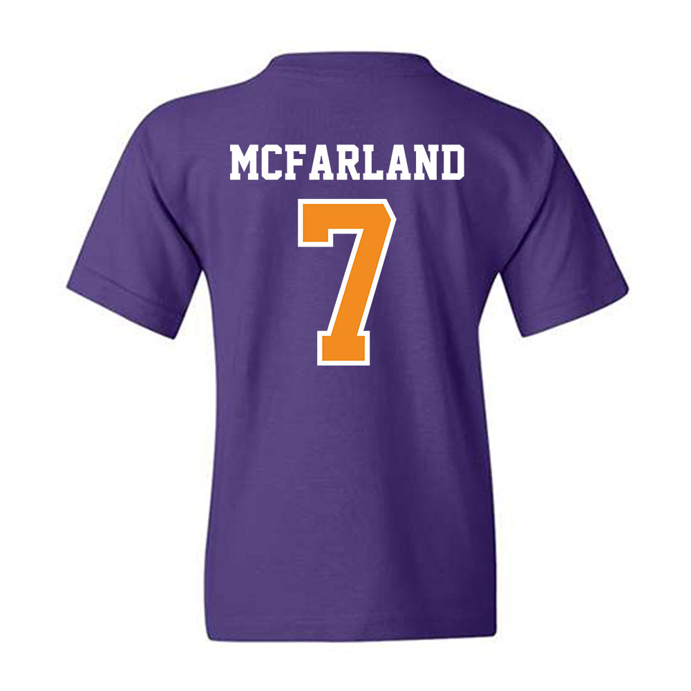 Evansville - NCAA Men's Soccer : Eyob McFarland - Youth T-Shirt-1