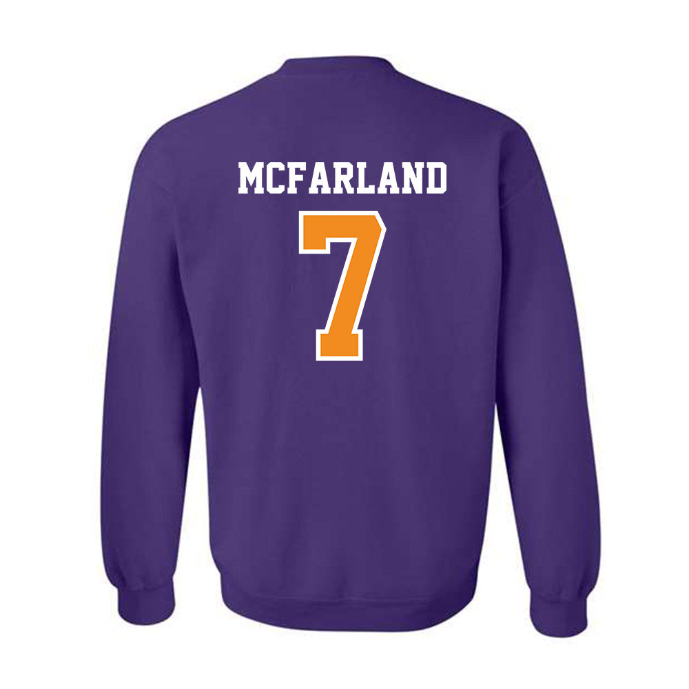 Evansville - NCAA Men's Soccer : Eyob McFarland - Crewneck Sweatshirt-1