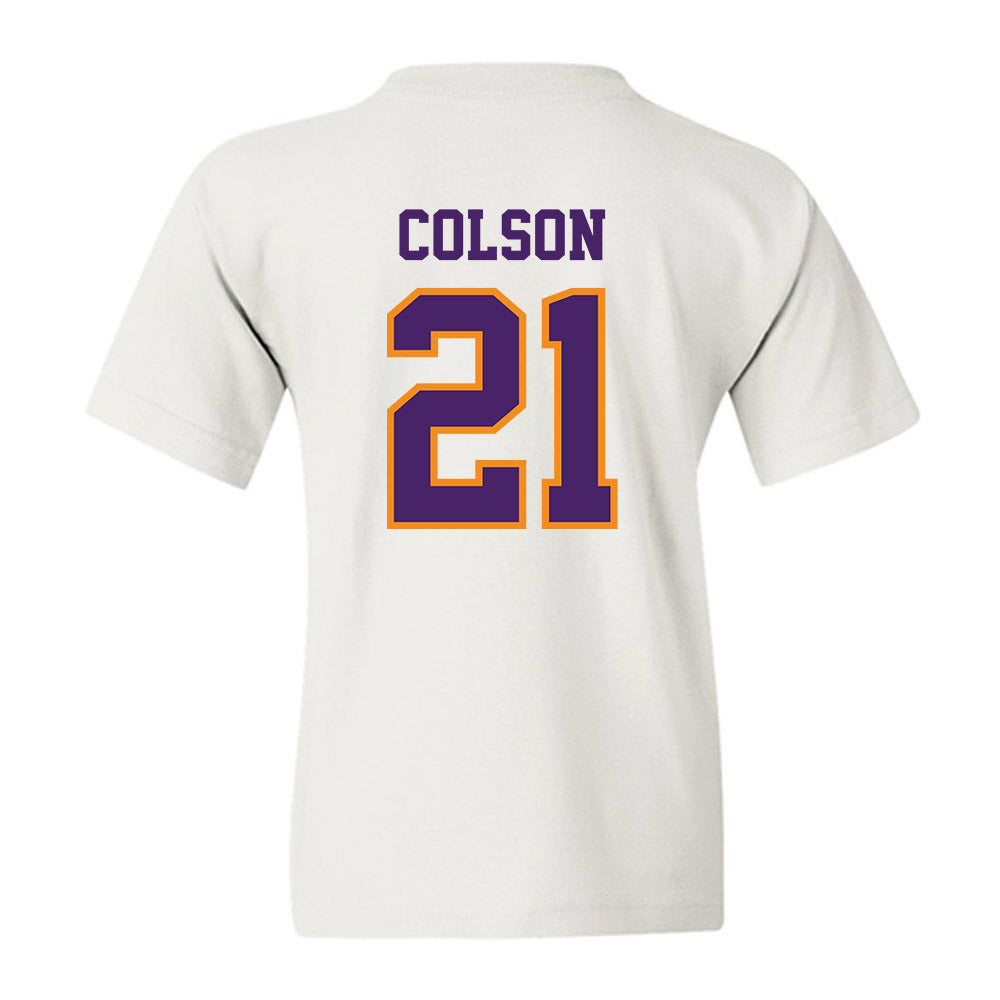 Evansville - NCAA Women's Soccer : Liv Colson - Youth T-Shirt-1