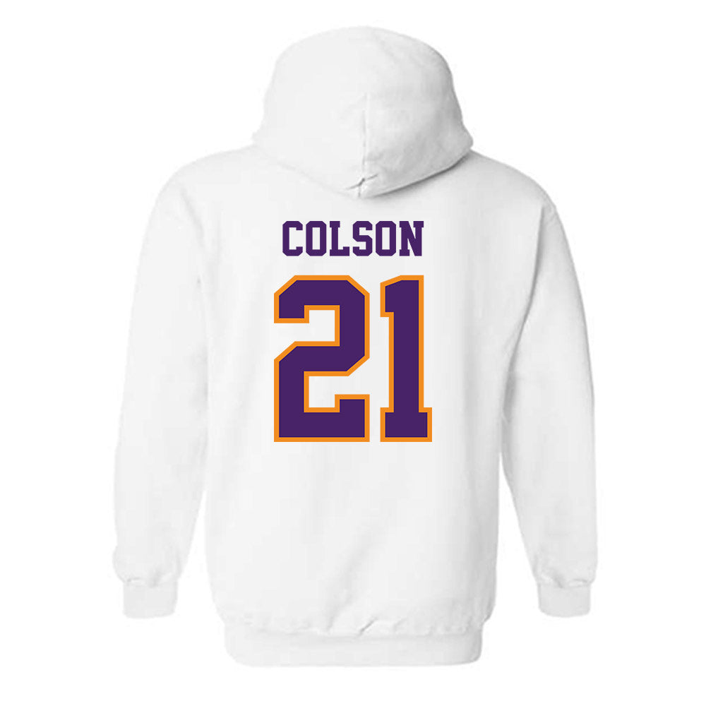 Evansville - NCAA Women's Soccer : Liv Colson - Hooded Sweatshirt-1