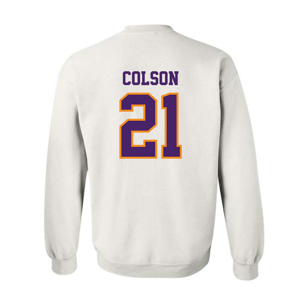 Evansville - NCAA Women's Soccer : Liv Colson - Crewneck Sweatshirt-1