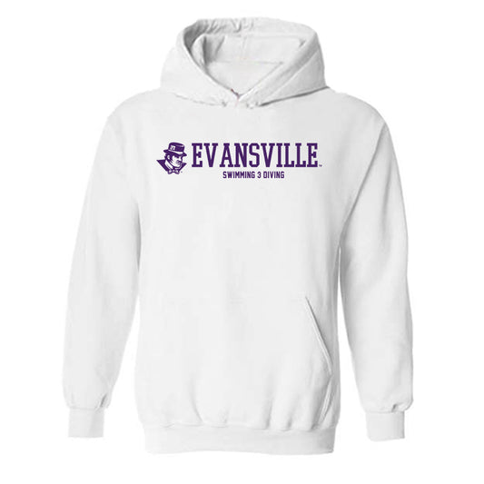 Evansville - NCAA Men's Swimming & Diving : Gabe Lett - Hooded Sweatshirt-0