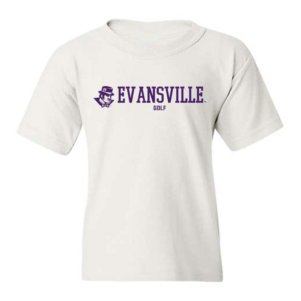 Evansville - NCAA Men's Golf : Luke Price - Youth T-Shirt-0