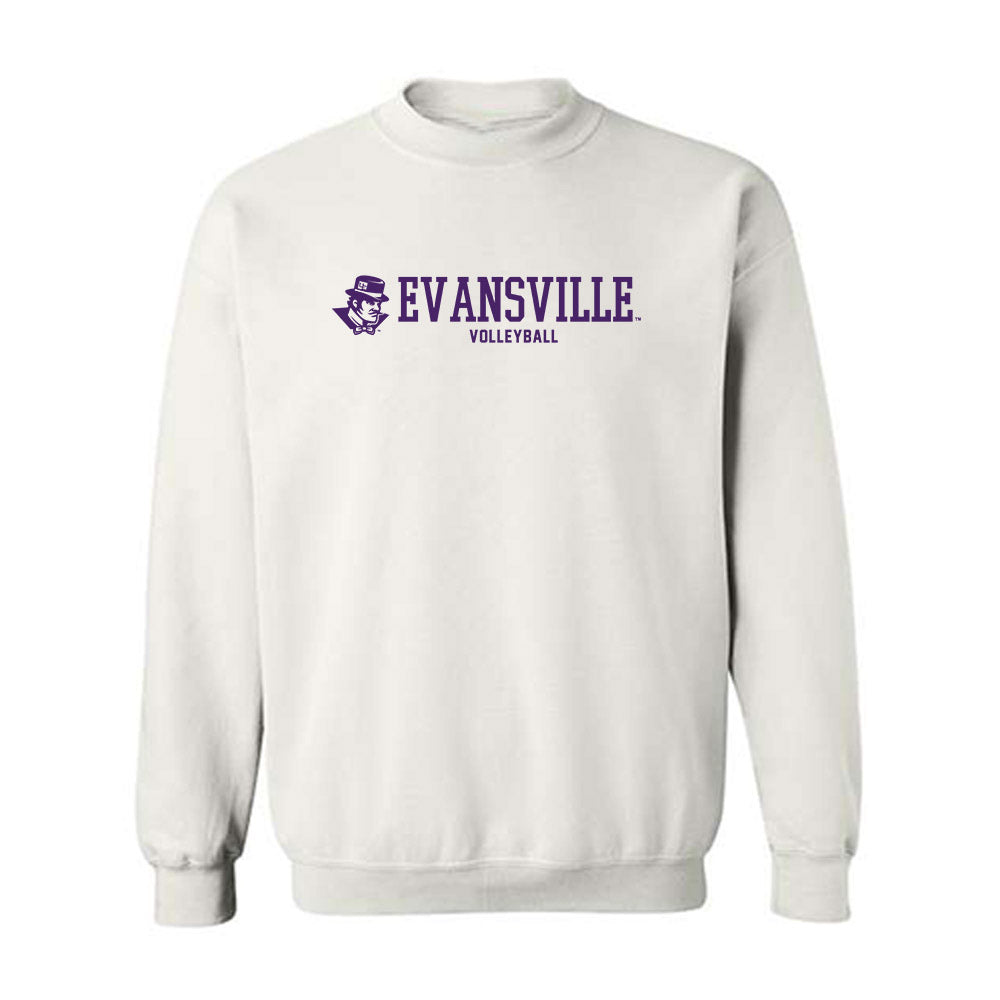 Evansville - NCAA Women's Volleyball : Krystell Pappas - Crewneck Sweatshirt-0