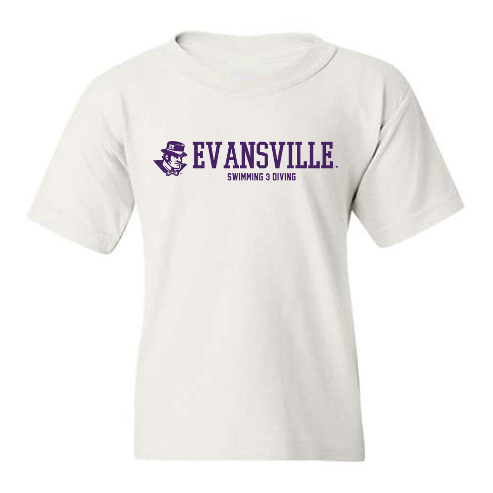 Evansville - NCAA Men's Swimming & Diving : Wyatt Gallas - Youth T-Shirt-0