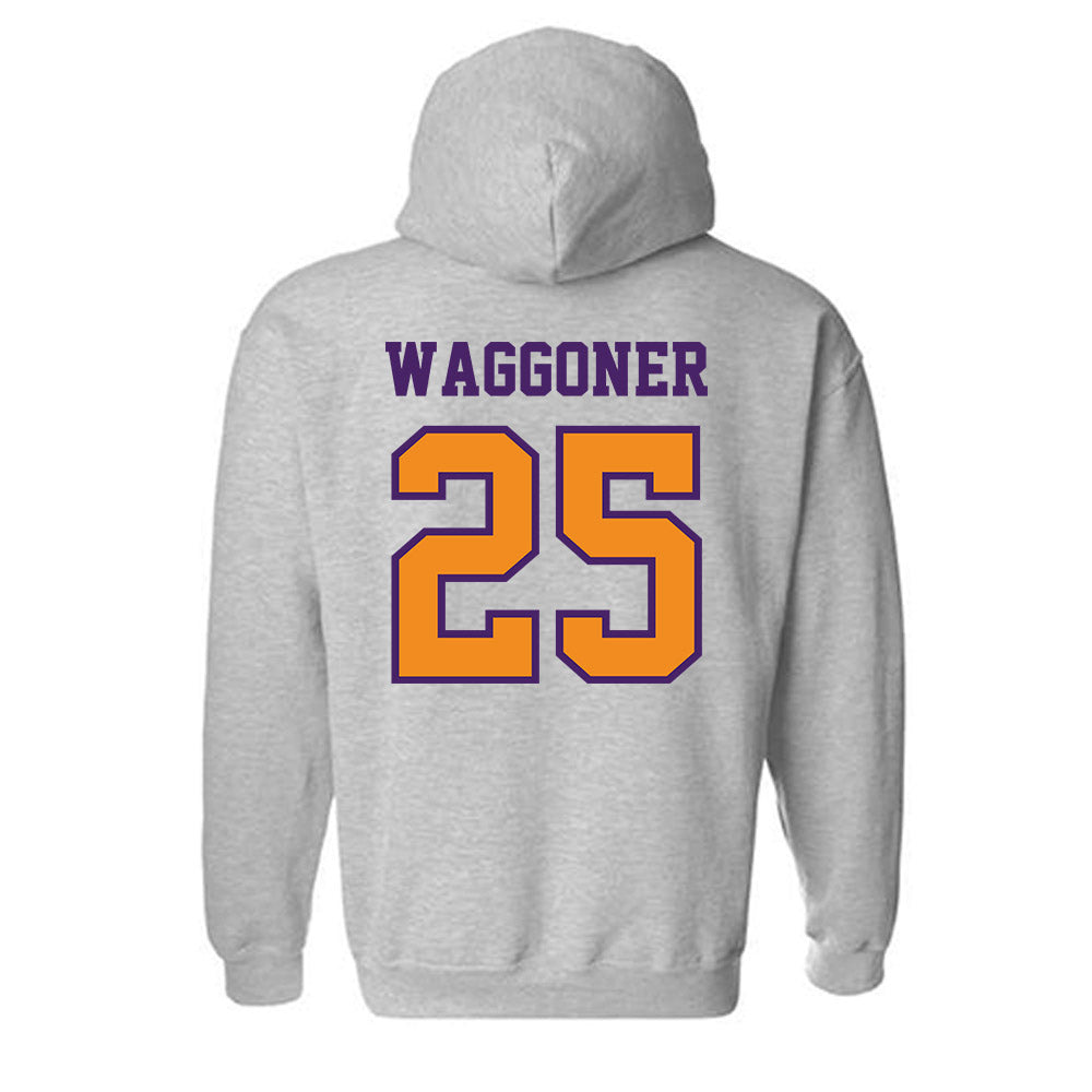  - NCAA Baseball : Evan Waggoner - Hooded Sweatshirt-1