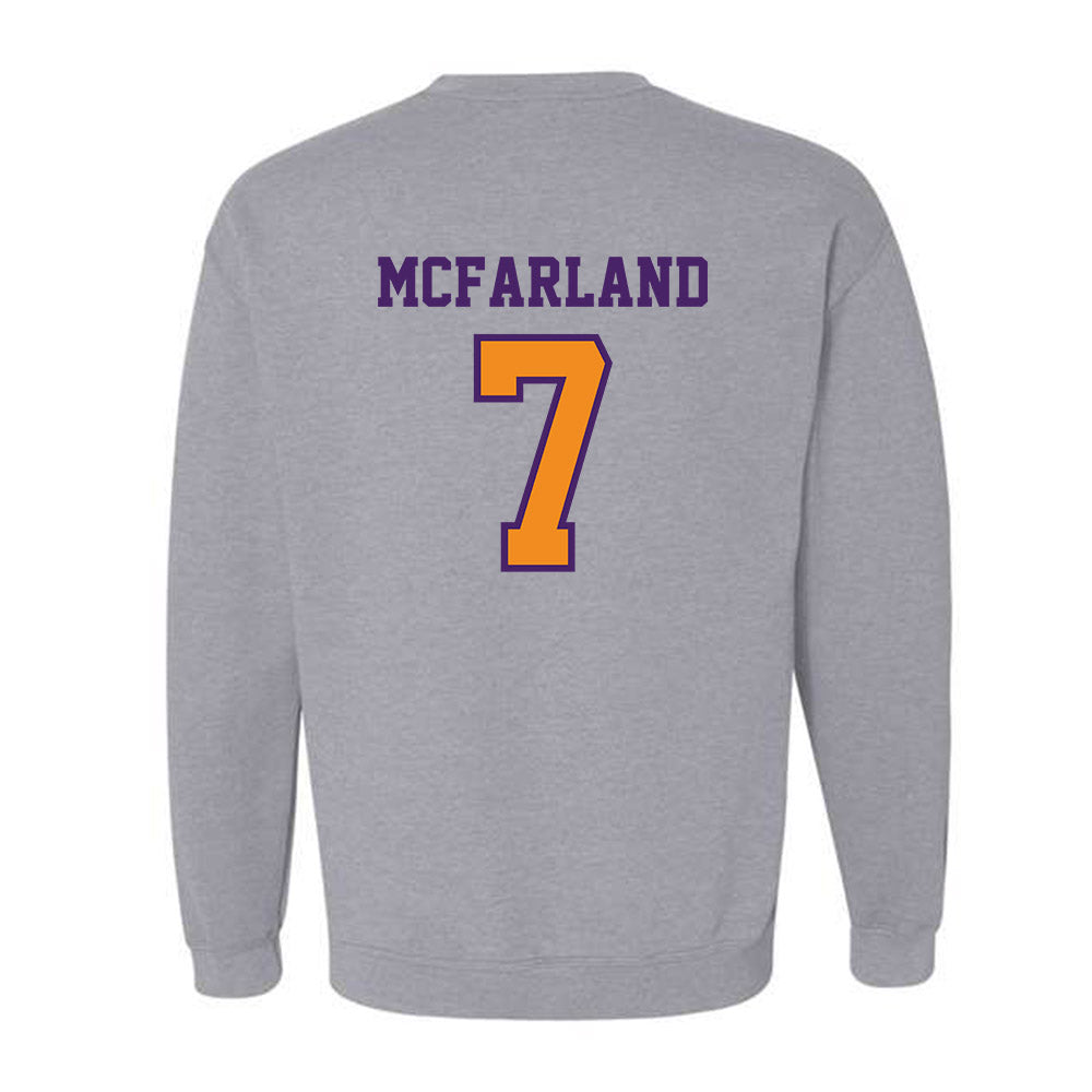 Evansville - NCAA Men's Soccer : Eyob McFarland - Crewneck Sweatshirt-1