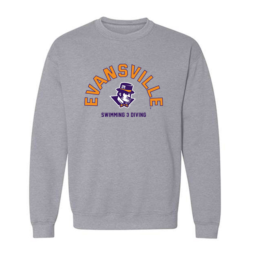 Evansville - NCAA Men's Swimming & Diving : Levi McKinney - Crewneck Sweatshirt-0