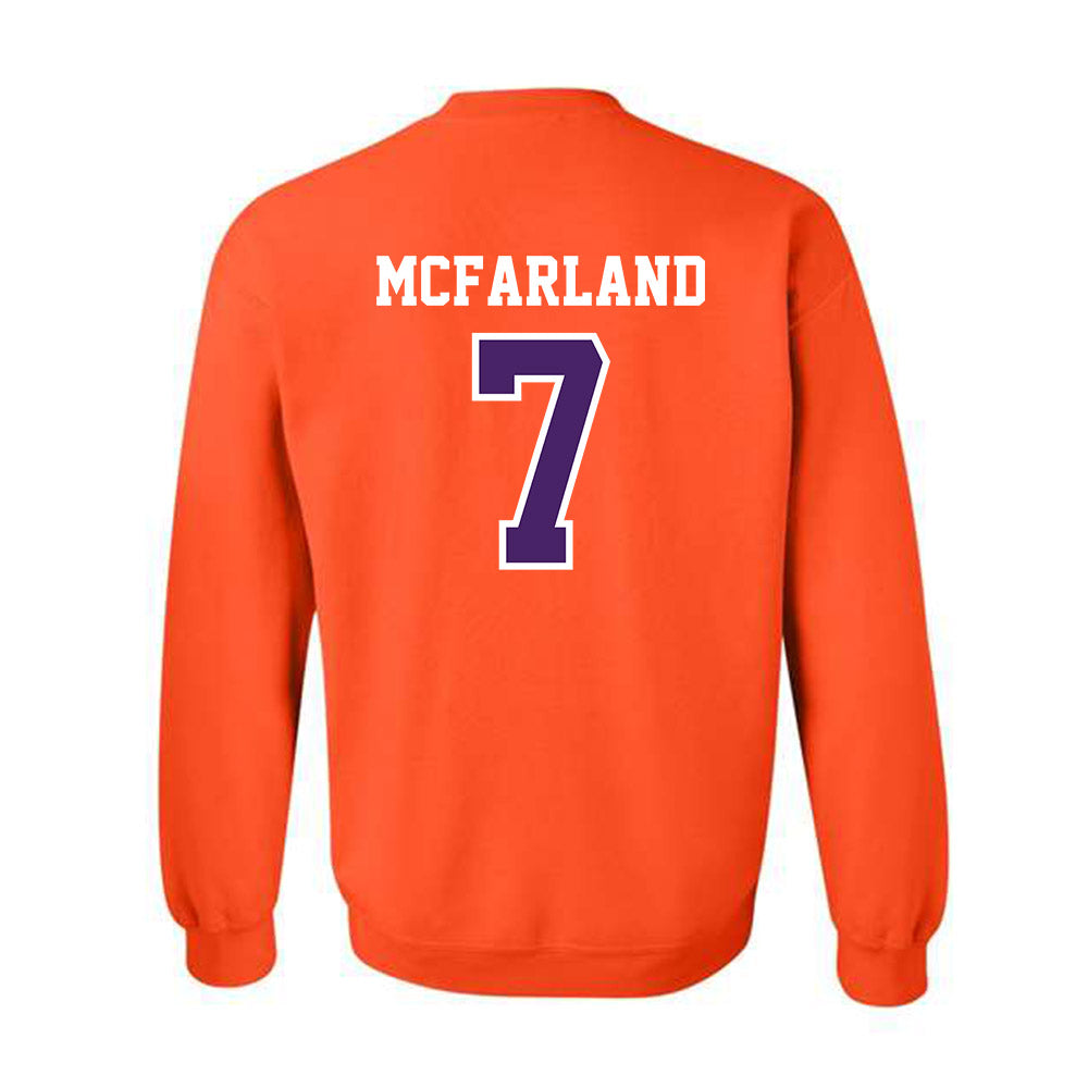 Evansville - NCAA Men's Soccer : Eyob McFarland - Crewneck Sweatshirt-1