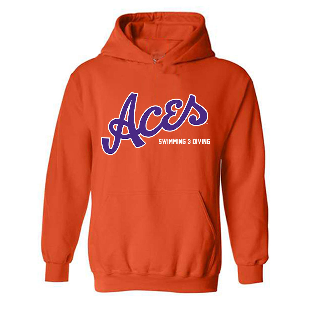 Evansville - NCAA Men's Swimming & Diving : Wyatt Gallas - Hooded Sweatshirt-0