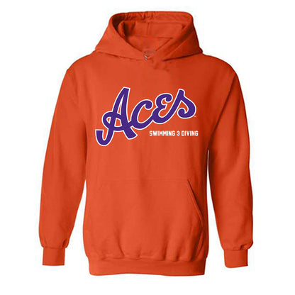 Evansville - NCAA Men's Swimming & Diving : Wyatt Gallas - Hooded Sweatshirt-0