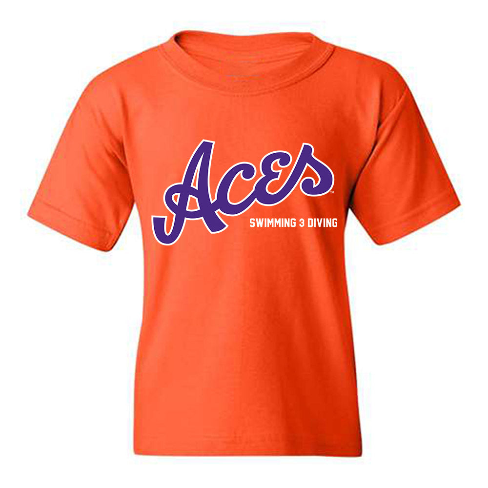 Evansville - NCAA Men's Swimming & Diving : Levi McKinney - Youth T-Shirt-0