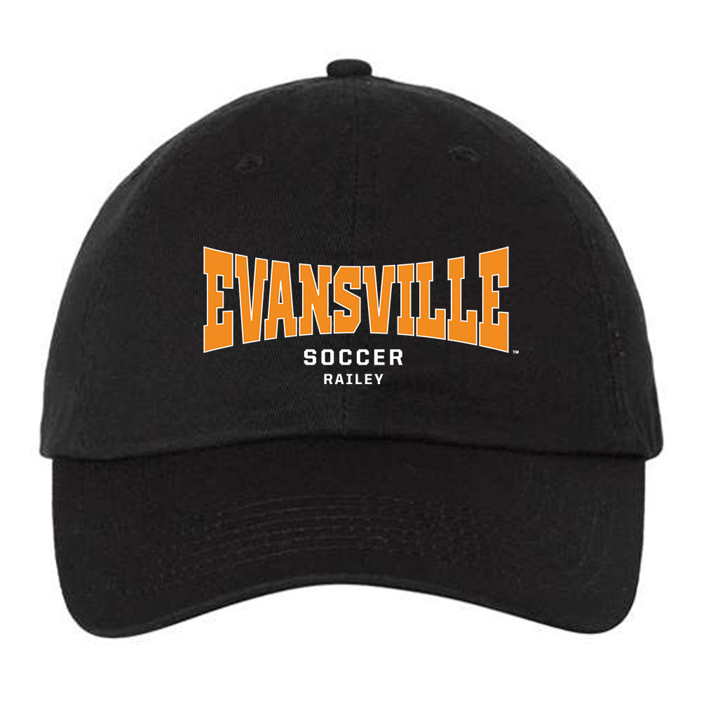 Evansville - NCAA Men's Soccer : Finnegan Railey - Dad Hat-0