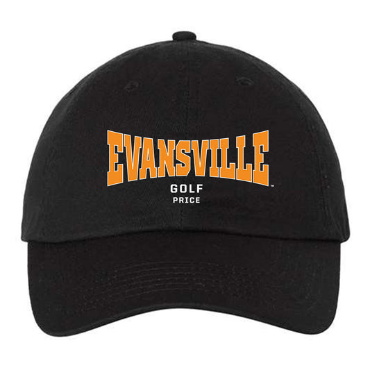 Evansville - NCAA Men's Golf : Luke Price - Dad Hat-0