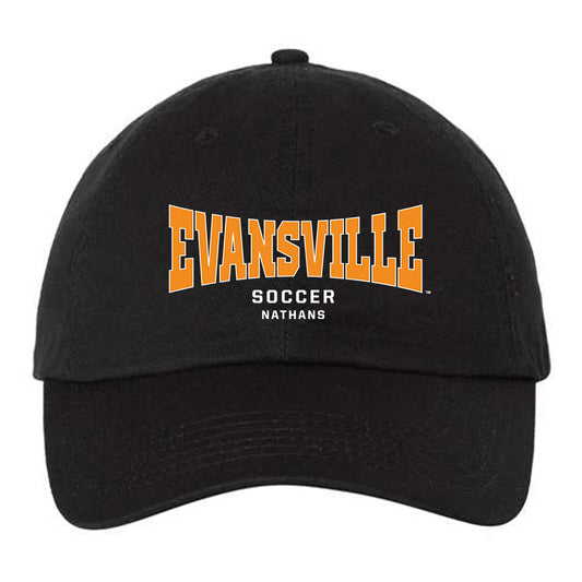 Evansville - NCAA Women's Soccer : Emma Nathans - Dad Hat-0