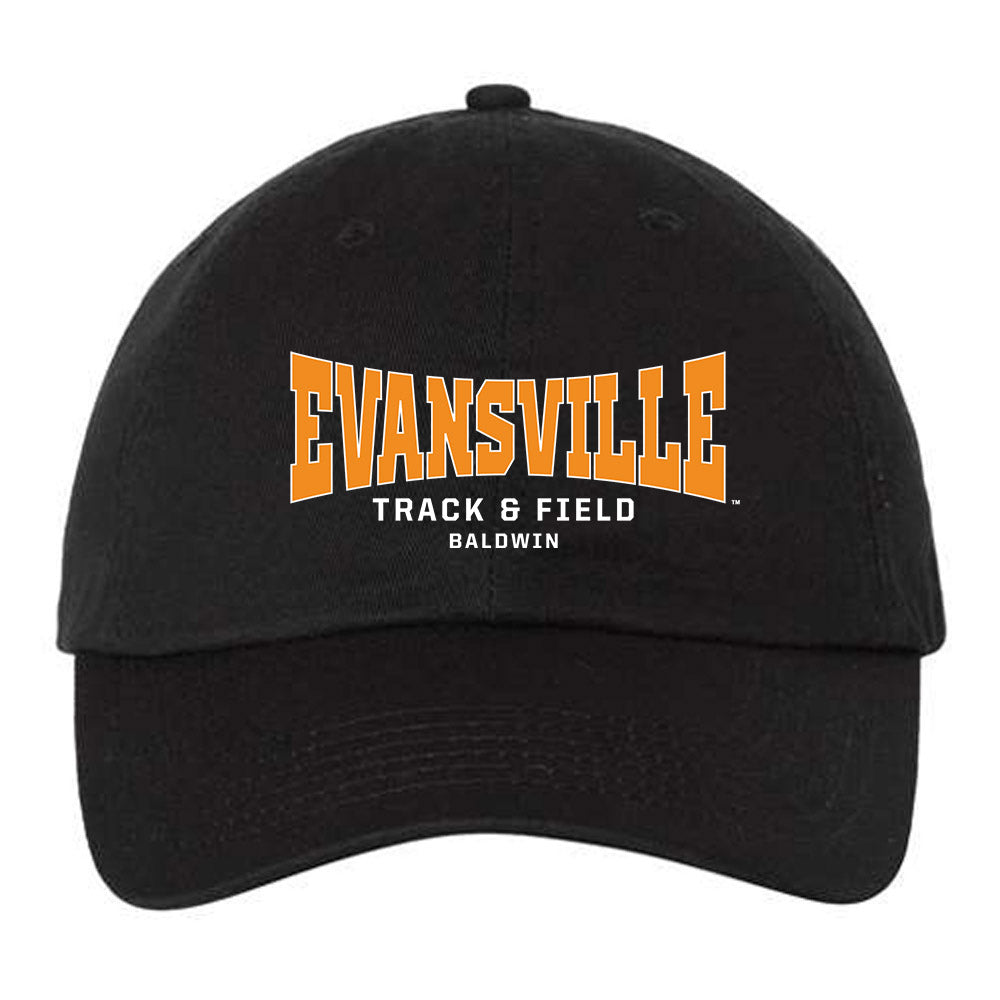 Evansville - NCAA Men's Track & Field : Beau Baldwin - Dad Hat-0