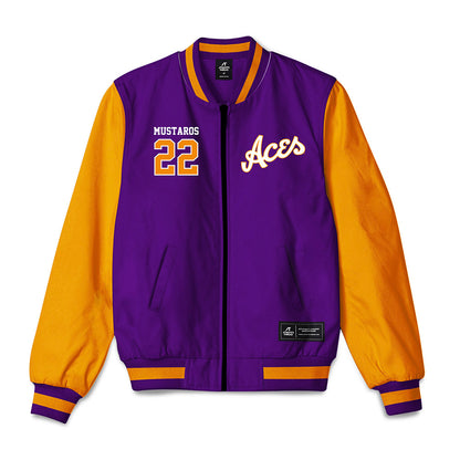 Evansville - NCAA Women's Basketball : Mireia Mustaros - Bomber Jacket-0
