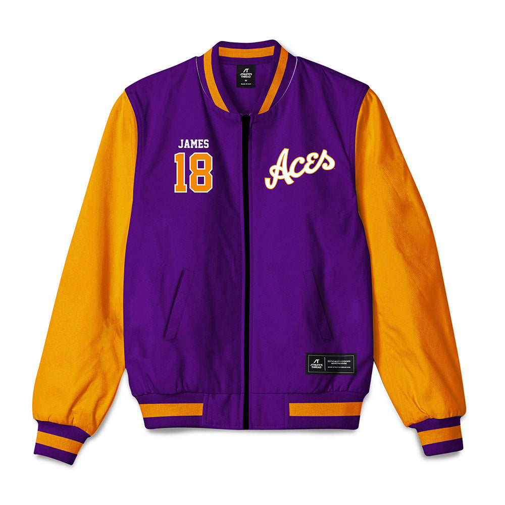 Evansville - NCAA Baseball : RJ James - Bomber Jacket-0