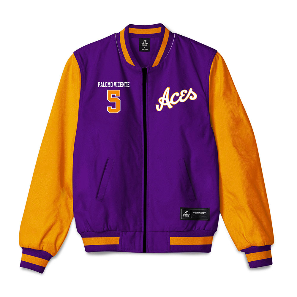 Evansville - NCAA Women's Basketball : Julia Palomo Vicente - Bomber Jacket-0