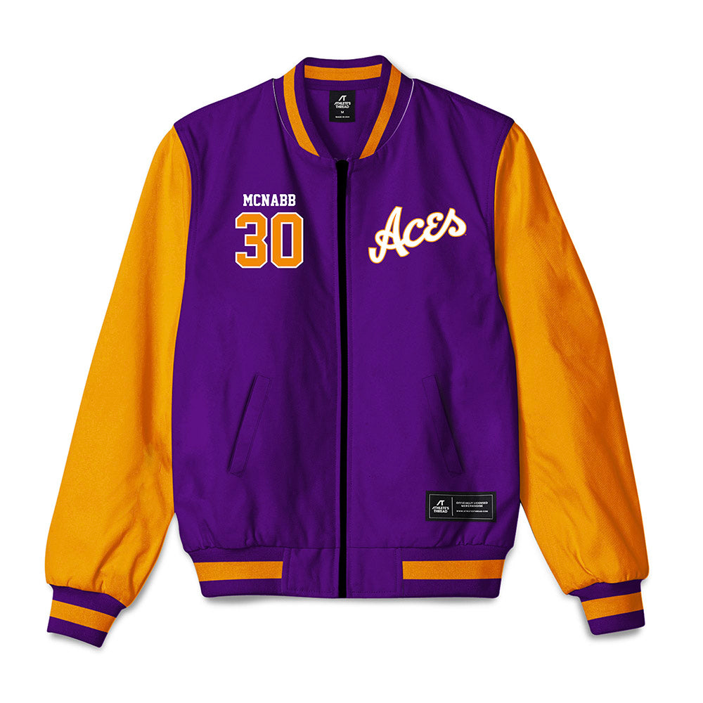 Evansville - NCAA Women's Soccer : Sofia McNabb - Bomber Jacket-0